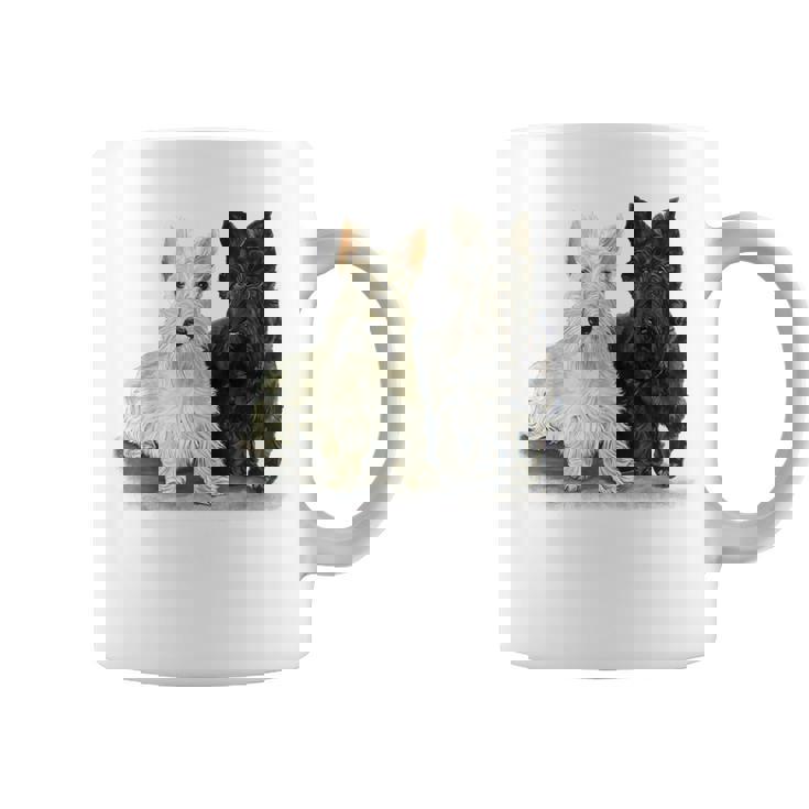 スコティッシュテリア犬の所有者ペット所有者アートデザイン コーヒーマグ