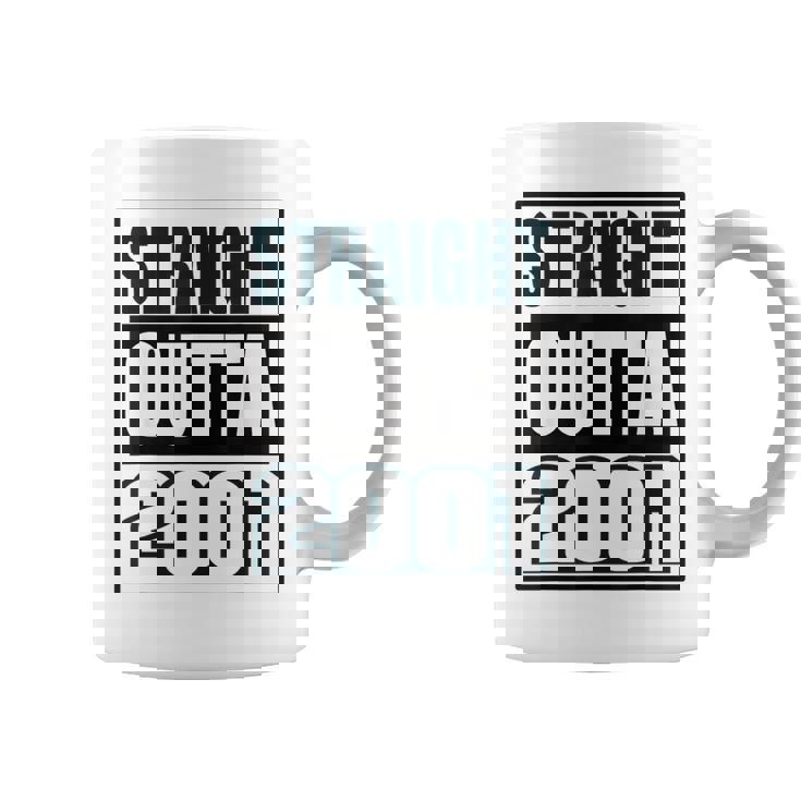 ストレイト・アウタ 2001 バースデー 2001 年生まれ 2001 ヴィンテージ コーヒーマグ