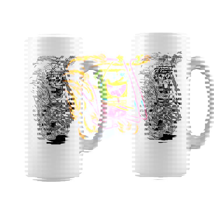 スポンジボブ スクエアパンツ スポンジボブ コミックバイク コーヒーマグ