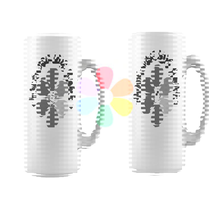 スマイル レインボー ハッピーフェイス 花 Lgbt ゲイ レズビアン プライド 月 コーヒーマグ