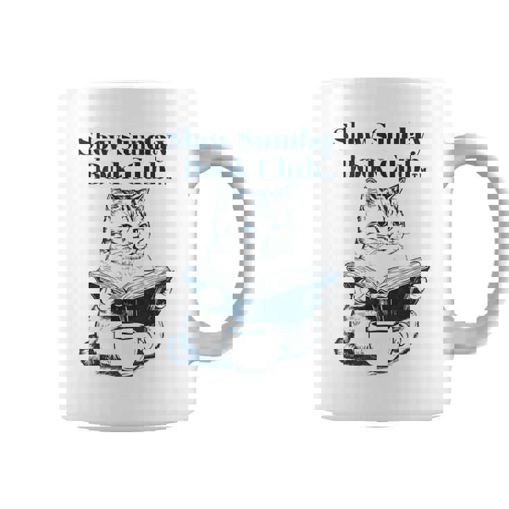 スローサンデーブッククラブ 本好きの猫 コーヒーマグ