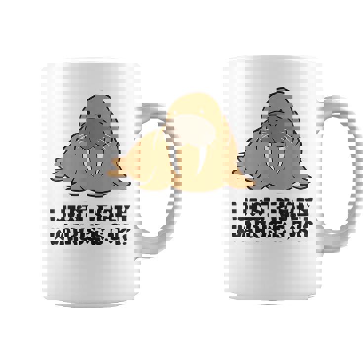 セイウチが本当に好きだよ、いいね？面白いセイウチ コーヒーマグ