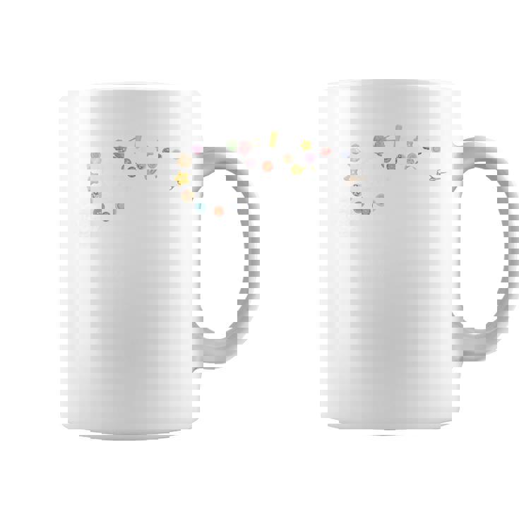 ソーイング タンポポ 花 キルティング 糸 編み物 工芸 長袖tシャツ コーヒーマグ