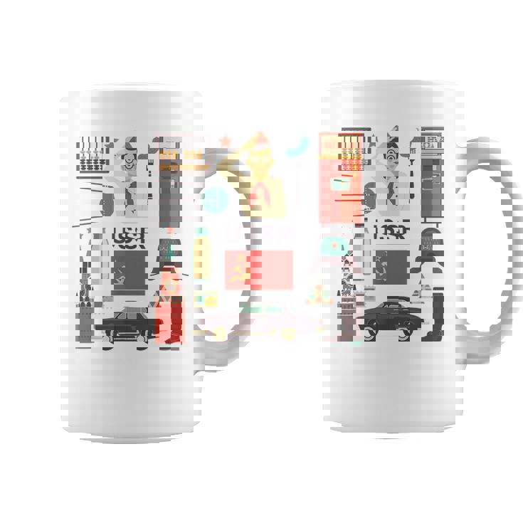 ソ連属性sovi8ビンテージプロパガンダ。 コーヒーマグ