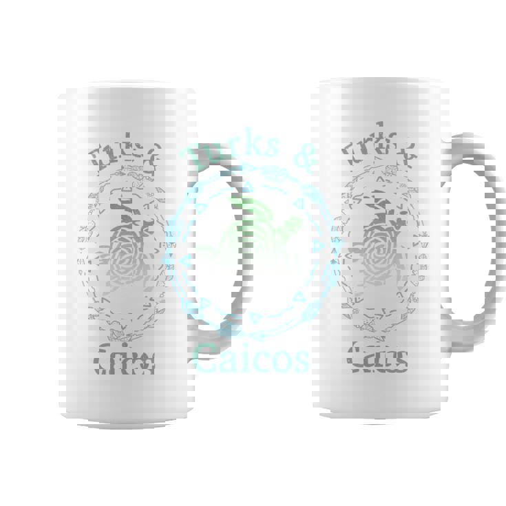 タークス・カイコス島 シャツ ヴィンテージ トライバル カメ 長袖tシャツ コーヒーマグ