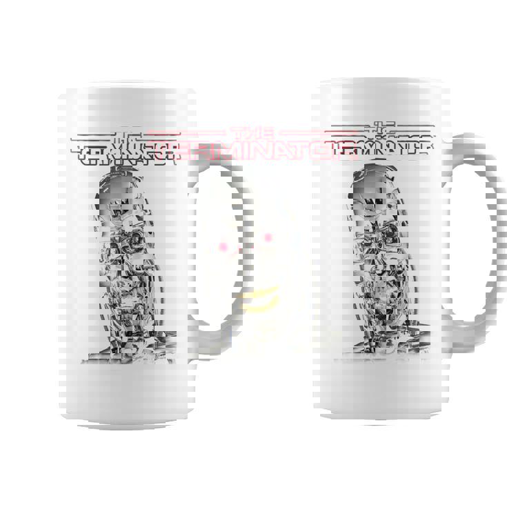 ターミネーターt-800ヘッドレトロサイボーグゲーマークラシックsf。 コーヒーマグ