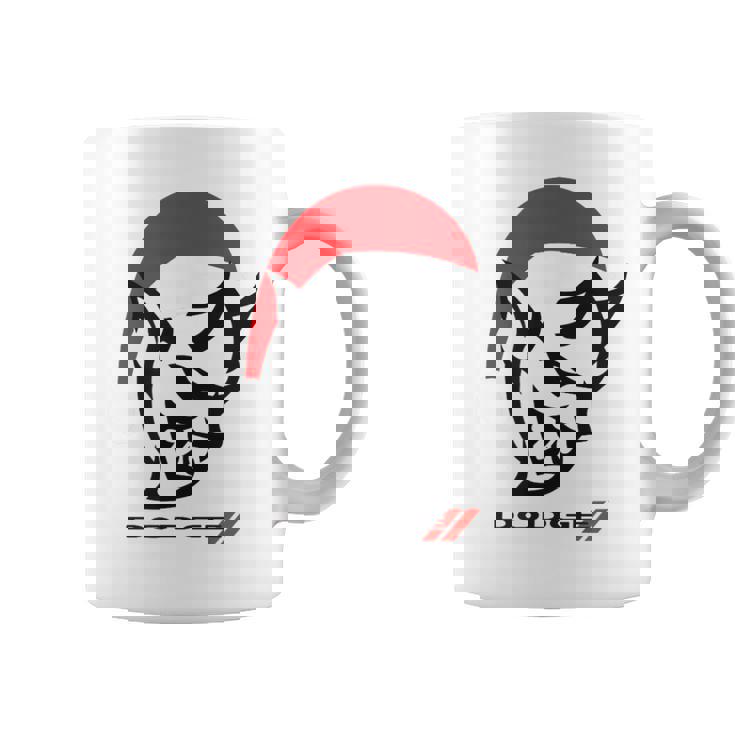 ダッジデーモンサンタハット赤 コーヒーマグ