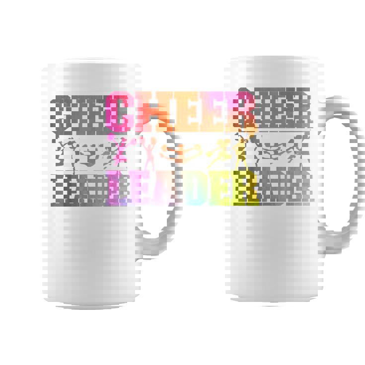 チア チアリーディング 水彩 レインボー チアリーダー コーヒーマグ