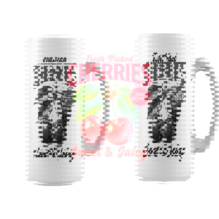 チェリーファーマーズマーケット フレッシュピックチェリー チェリー好き コーヒーマグ