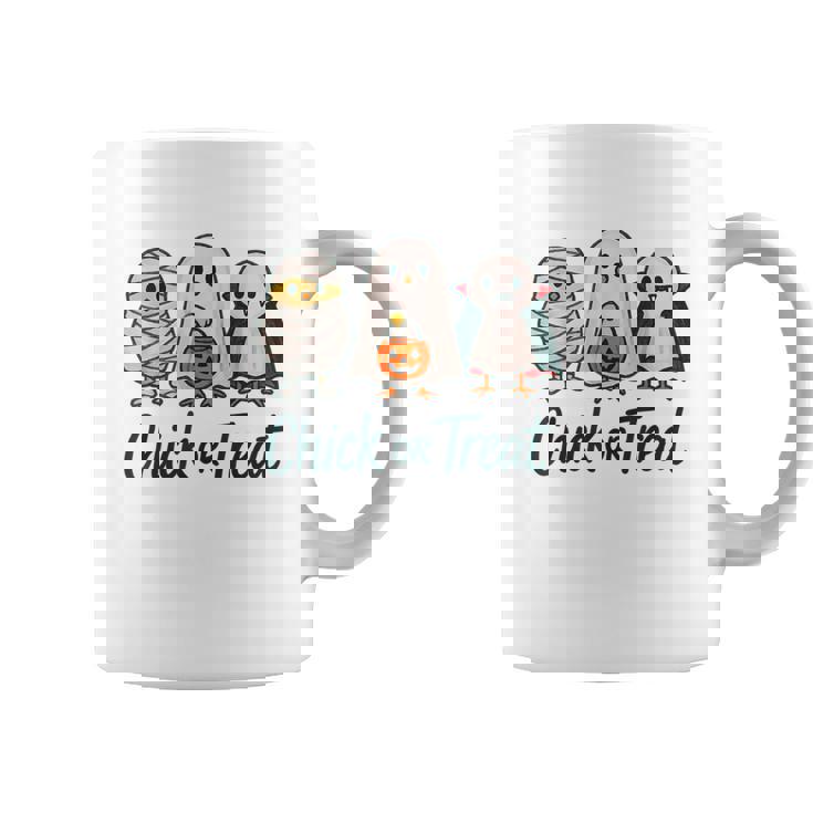 チックオアトリートハロウィンかわいいゴーストヴァンパイア コーヒーマグ