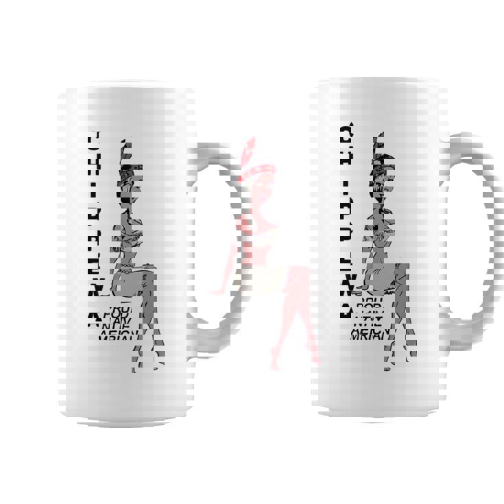 チペワ アメリカン インディアン トライブ キュート プラウド カートゥーン スクワー コーヒーマグ