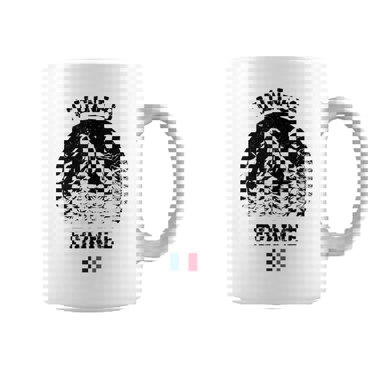 ティニュ フランス アルプス スキー場 アルペンスキー フランス国旗 コーヒーマグ