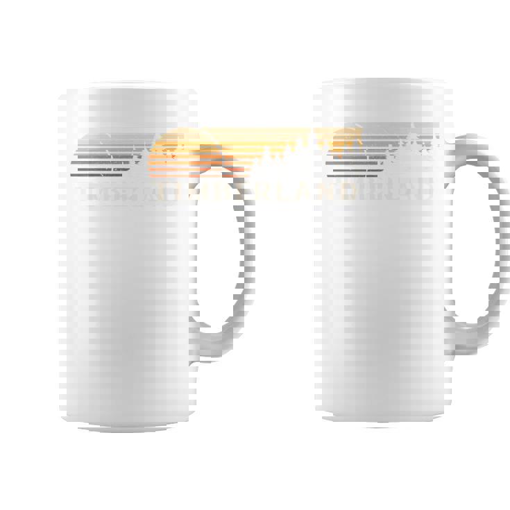 ティンバーランド Nc ビンテージ エバーグリーン サンセット 80年代レトロ 長袖tシャツ コーヒーマグ