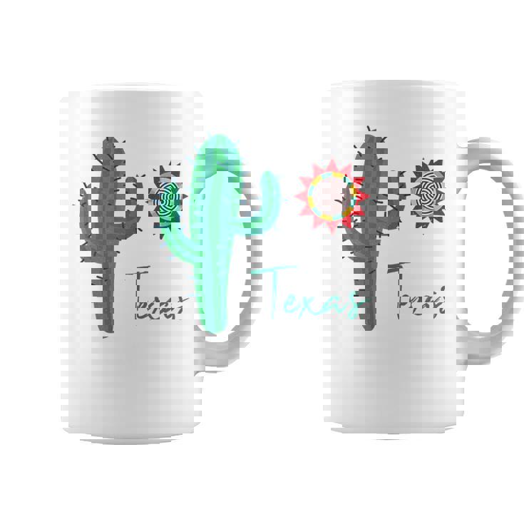 テキサス キュート 気まぐれなサボテン 南西部の太陽 砂漠 バケーション コーヒーマグ
