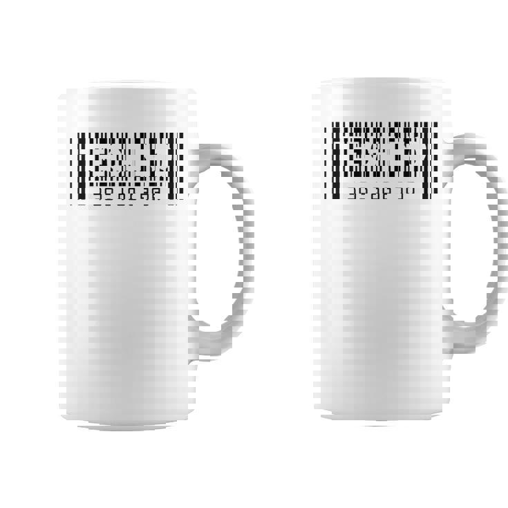 テクノ バーコード 303 808 909 コーヒーマグ