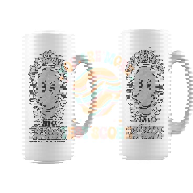 テスト先生 グルーヴィースマイル あなたはテスト結果以上のものです コーヒーマグ