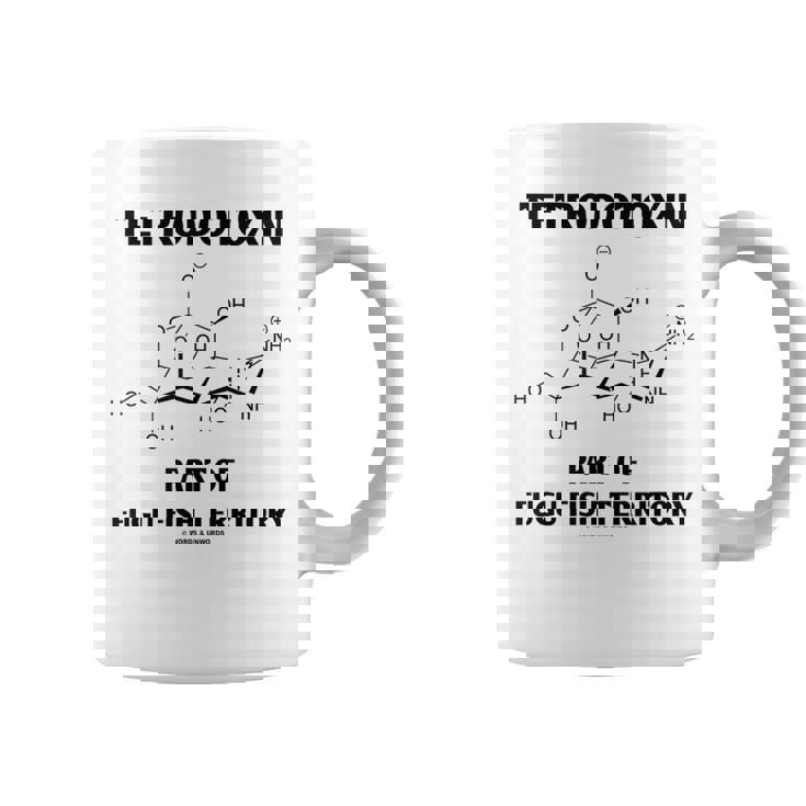 テトロドトキシン フグフィッシュテリトリー化学構造の一部 コーヒーマグ