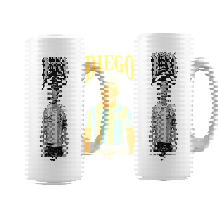 ディエゴ アルマンド マラドーナ アルゼンチン 長袖tシャツ コーヒーマグ