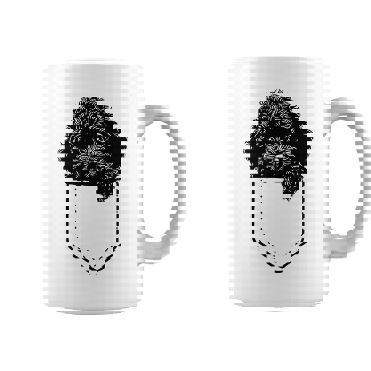 トイプードルのポケット コーヒーマグ