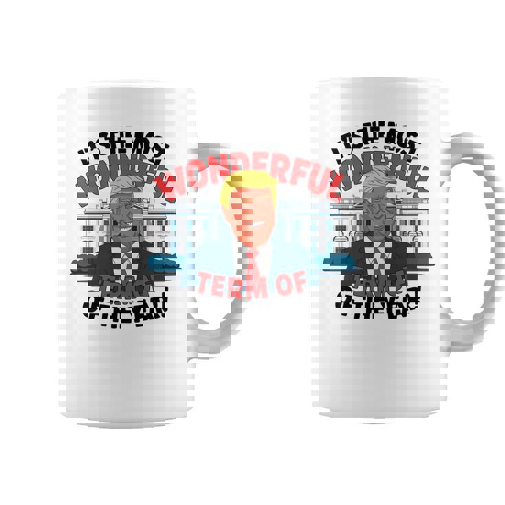 トランプ 今年一番素晴らしい用語 クリスマス 長袖tシャツ コーヒーマグ