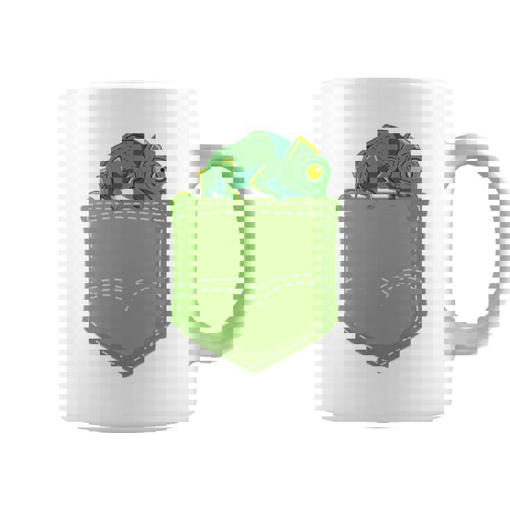 トロピカル アニマル トカゲ 爬虫類ラバー ポケット カメレオン コーヒーマグ