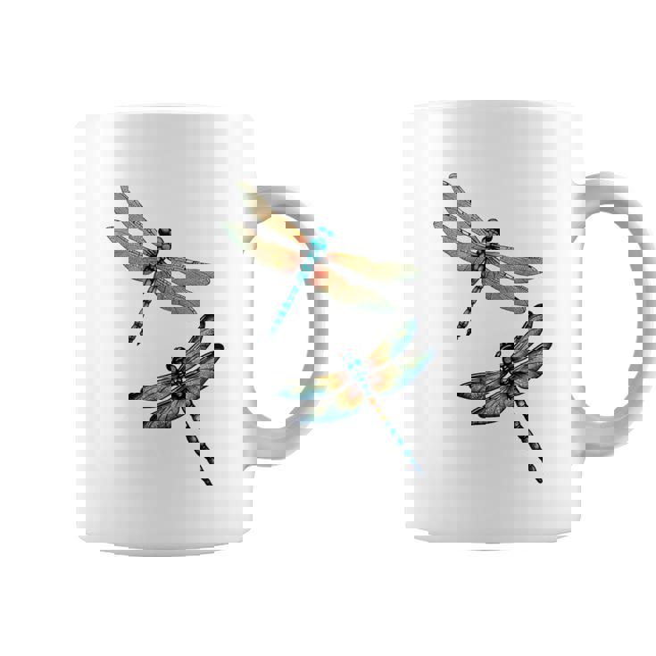 トンボ、飛ぶ昆虫のトンボ、トンボ。 コーヒーマグ