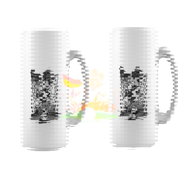 ドイツ サッカー 少年 フットボール 長袖tシャツ コーヒーマグ