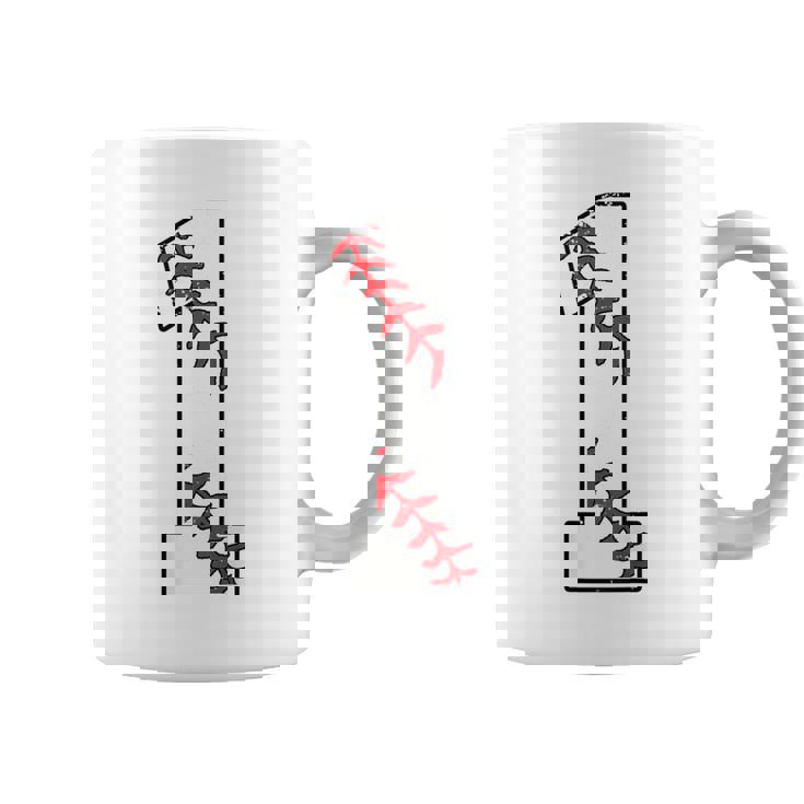 ナンバー1 ベースボールジャージー ナンバー1 背面にプリント コーヒーマグ