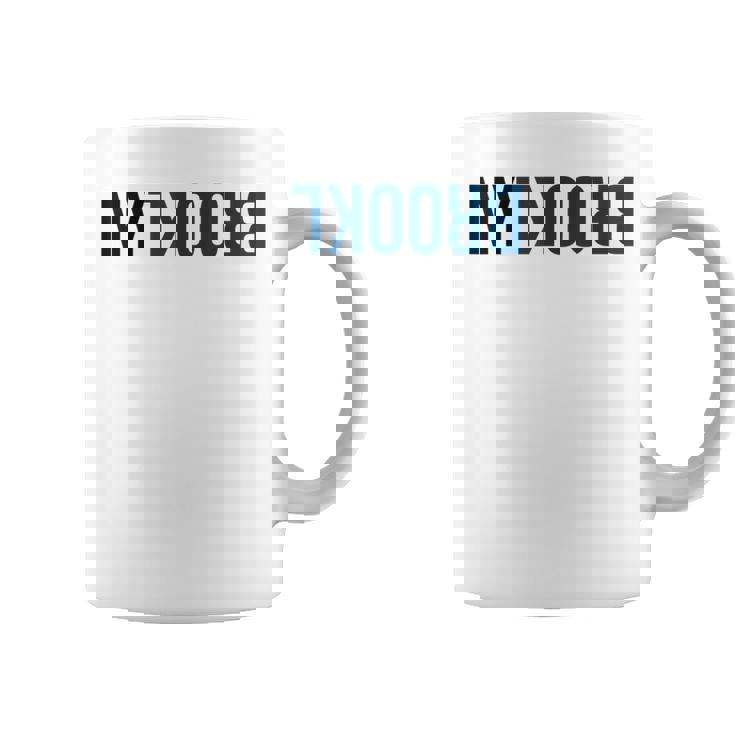 ニューヨークのファンのためのニューヨークブルックリンクリエイティブフリップデザイン コーヒーマグ