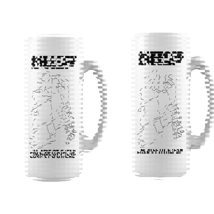 ニーキャップ・イングランドはアイルランドから出て行け 長袖tシャツ コーヒーマグ