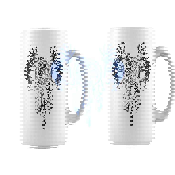 ネイティブアメリカン ココペリ クジラ ドリームキャッチャー 9 ファンファン ファン コーヒーマグ