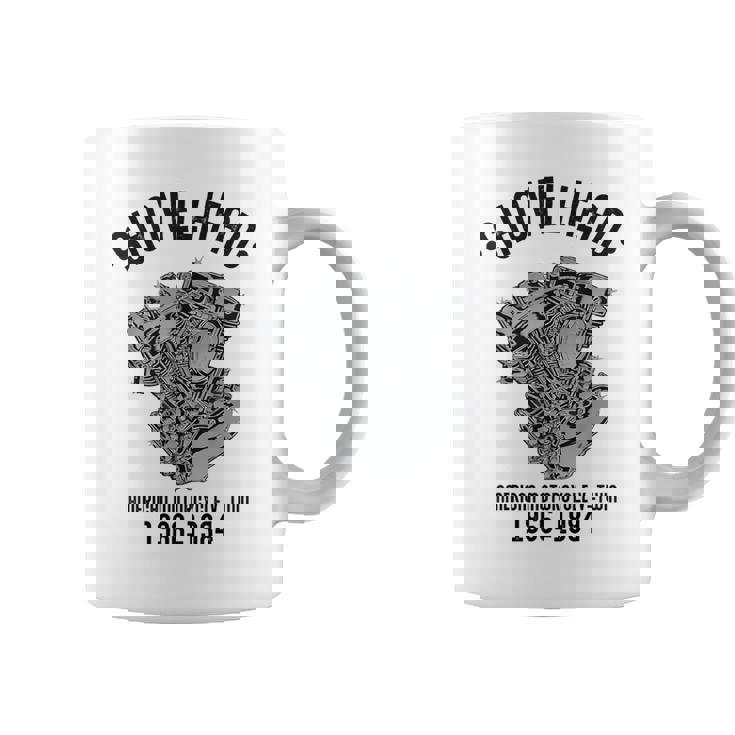 ノベルティ ショベルヘッド オートバイ愛好家 夫 おじいちゃん コーヒーマグ