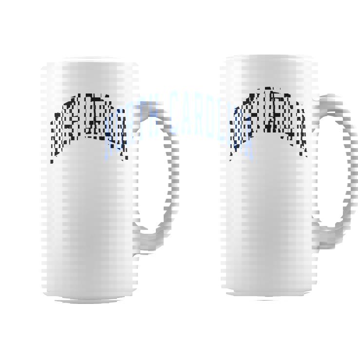 ノースカロライナ代表チームのスタイル ネイビーテキスト 長袖tシャツ コーヒーマグ
