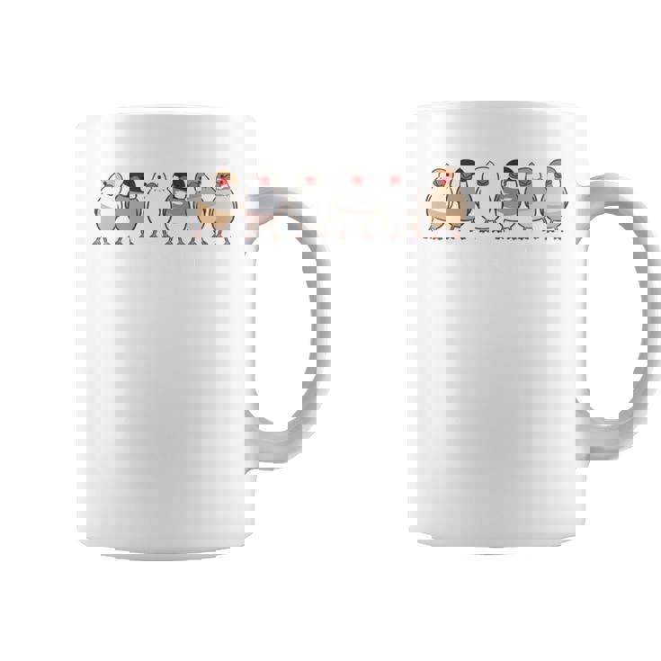 ノーブンチョウノーライフ 鳥好き 文鳥好き 文鳥の飼い主 おもしろ 可愛い ブンチョウ 文鳥 長袖tシャツ コーヒーマグ