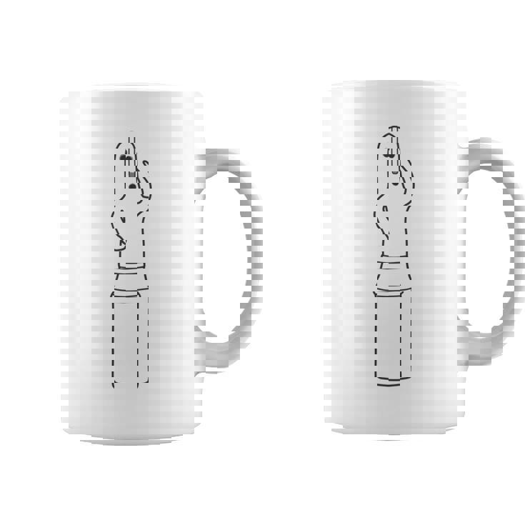 ハニワ 埴輪《モノクロ》【踊る埴輪 男】歴史土器 シンプル かわいい イラスト 長袖tシャツ コーヒーマグ