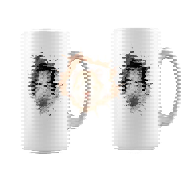 ハムスター アニマル柄 動物園 ポートレート イラスト 顔 ハムスター コーヒーマグ