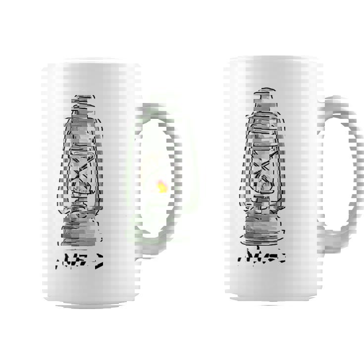 ハリケーンランタンtシャツ白 コーヒーマグ