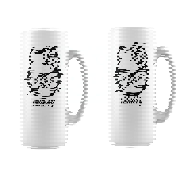 ハローキティ Usデザイン カオ メガネ コーヒーマグ