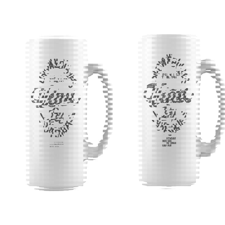 ハワイアンサーフデザインワイメアベイノースショアハワイバケーション コーヒーマグ