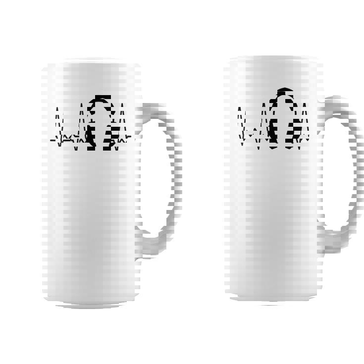 ハートビートヘッドホン コーヒーマグ