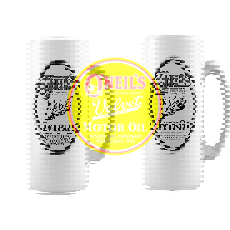 バックプリントのみ レトロ ヴィンテージ ガソリンスタンド オニールのモーターオイル コーヒーマグ