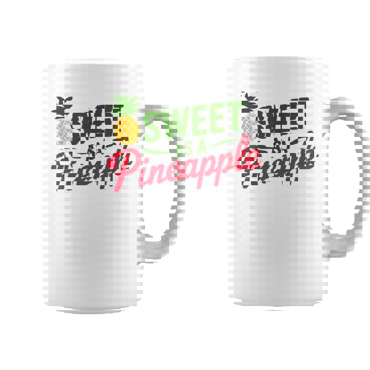 パイナップルのように甘い コーヒーマグ