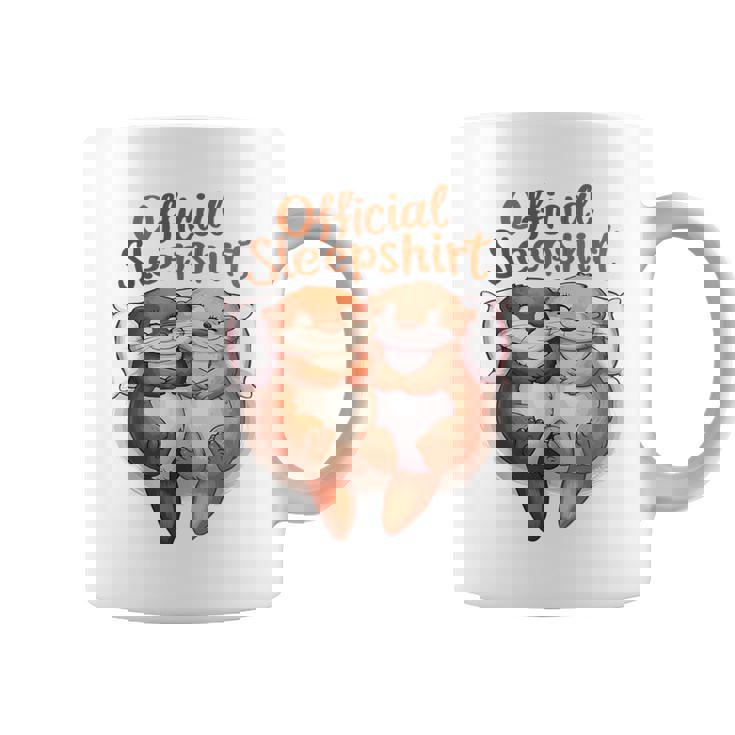 パジャマ バレンタイン カワウソ ラブ コーヒーマグ