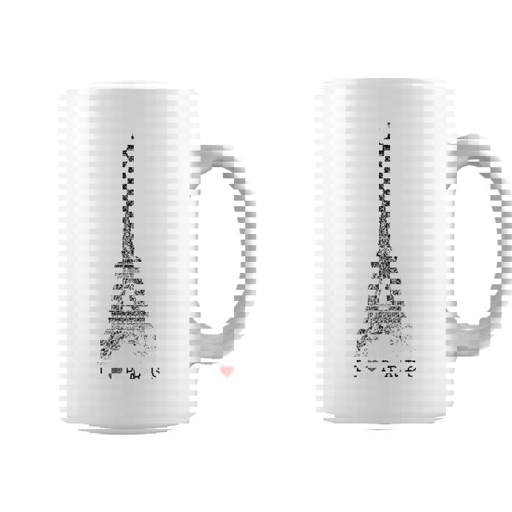 パリ エッフェル塔 ビンテージ スカイライン ラブ フランス ツアー エッフェル I Love Paris コーヒーマグ