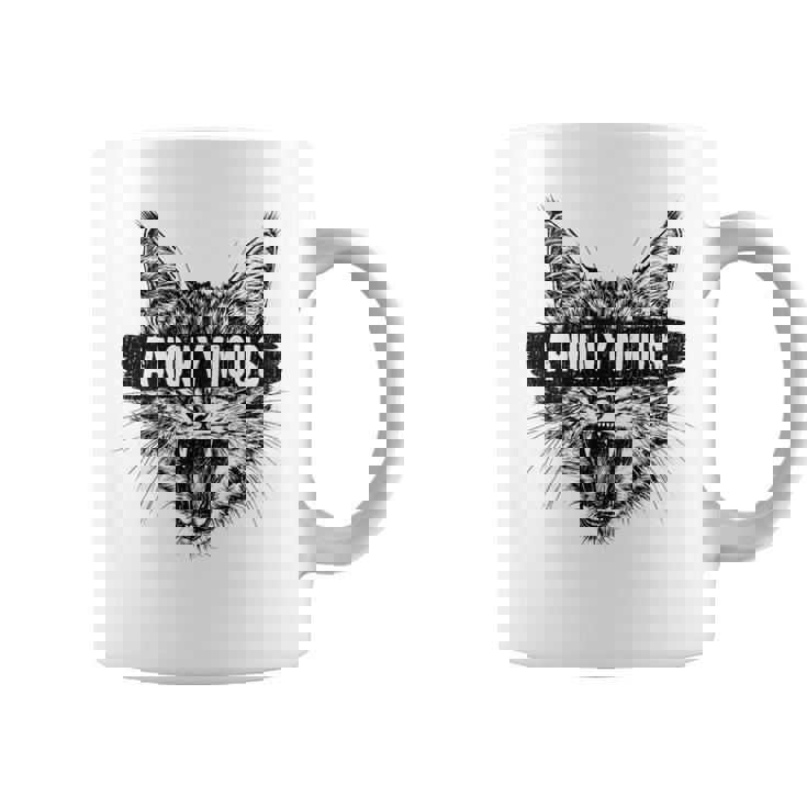 ヒップホップ Y2k Hip Hop Cat ヴィンテージ レトロ エッジの効いたバックプリント ストリートウェア 猫 コーヒーマグ