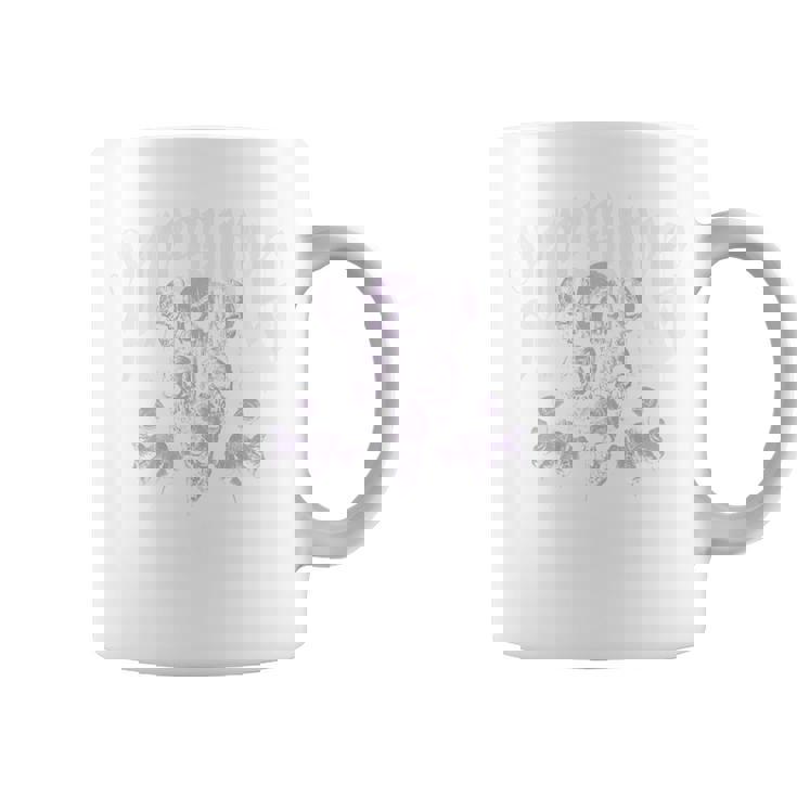 ヒップホップ アーバン ヴィンテージ エッジの効いた Y2k Hip Hop バックプリント ストリートウェア スカル コーヒーマグ