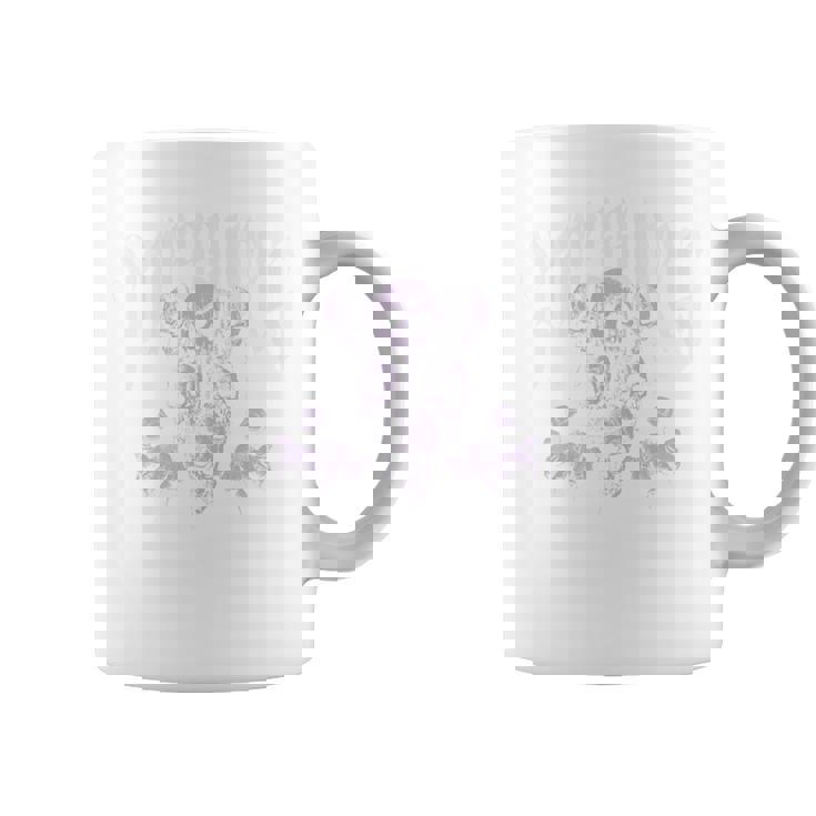 ヒップホップ アーバン ヴィンテージ エッジの効いた Y2k Hip Hop バックプリント ストリートウェア スカル 長袖tシャツ コーヒーマグ