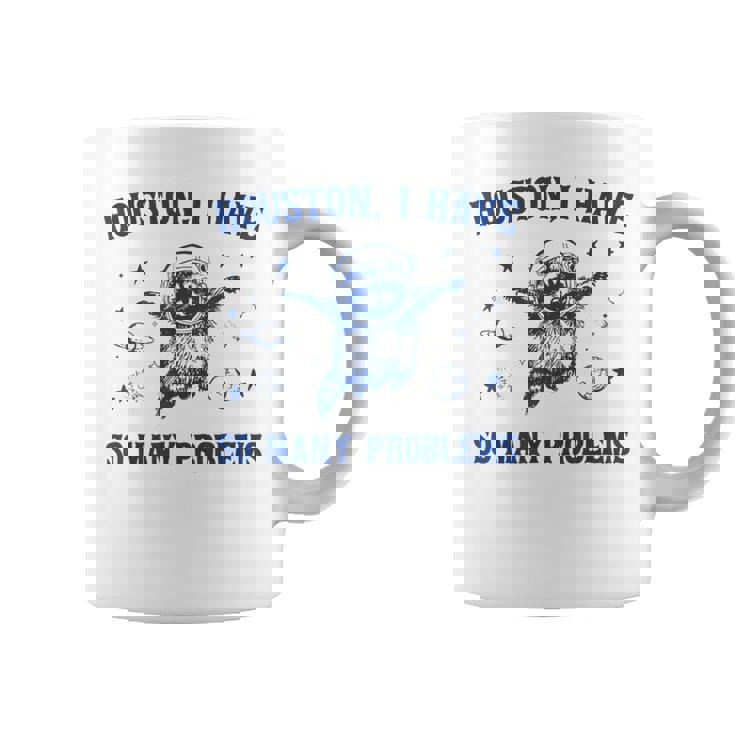 ヒューストン色んな問題を抱えてるおもしろいアライグマ コーヒーマグ