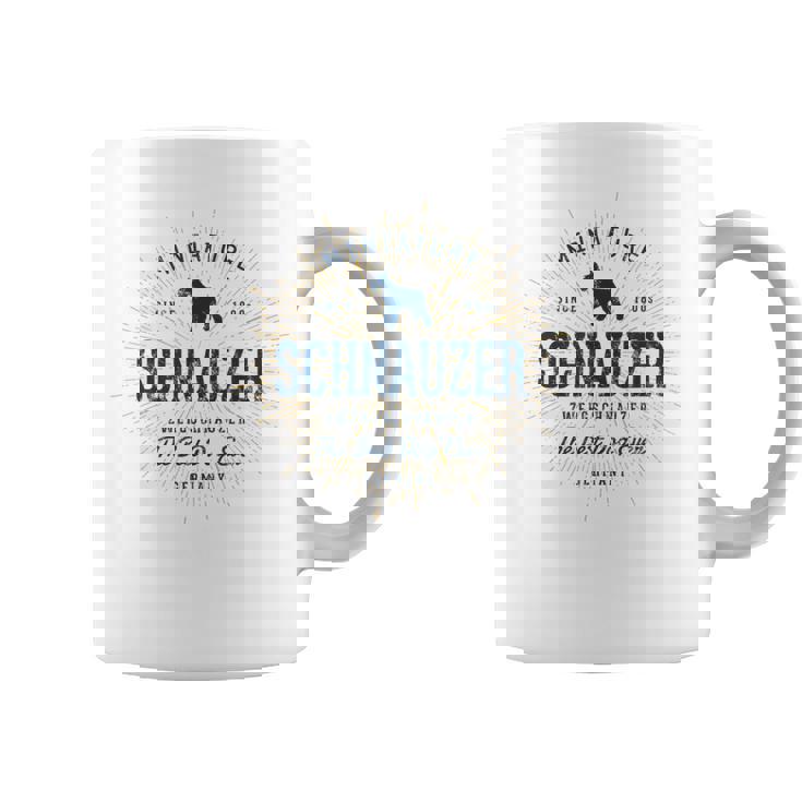 ビンテージ ミニチュア・シュナウザー レトロ コーヒーマグ