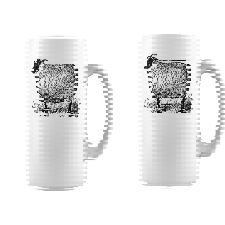 ビンテージ羊の描画 コーヒーマグ